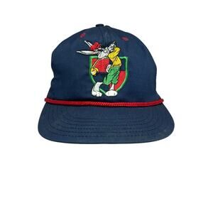 Vintage 1991 Acme Clothing Co. Looney Tunes Bugs Bunny Golfing Snapback Rope Hat